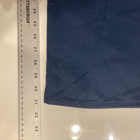 DICKIES Coveralls Mens 42 Tall/L Navy-Blue Long-Sleeve Zip Collared Cotton - Picture 13 of 16